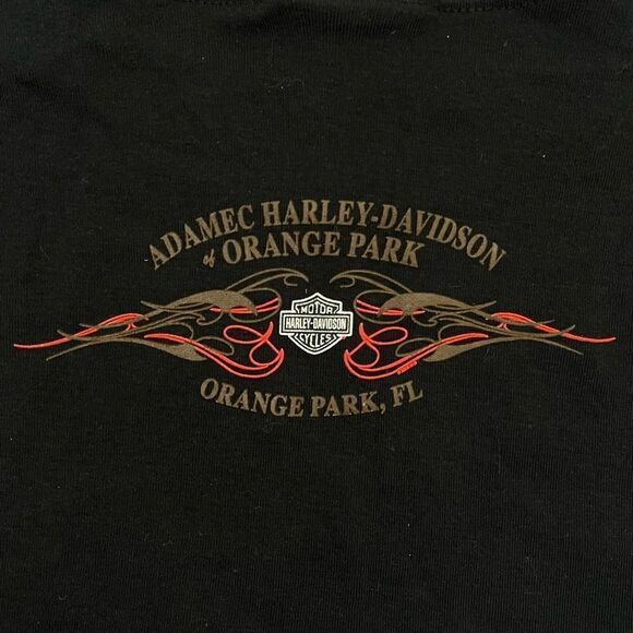 Harley Davidson Muscle Tee Live The Legend Black Bling Tank Top Vintage 07 Small - Picture 7 of 9
